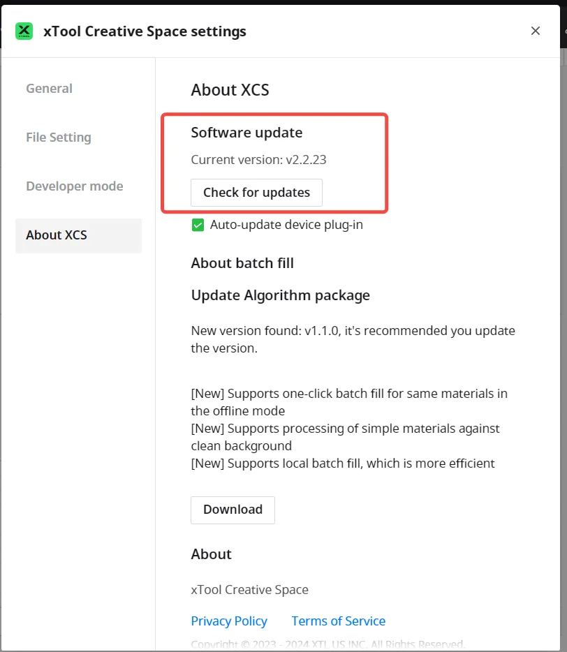 Información que puedes facilitar para la resolución de problemas de la xTool S1