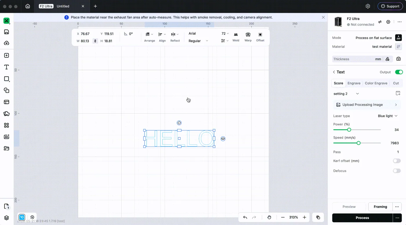 Notas de la versión de xTool Studio Desktop V1.7.30 Notas de la versión de xTool Studio Desktop V1.7.30