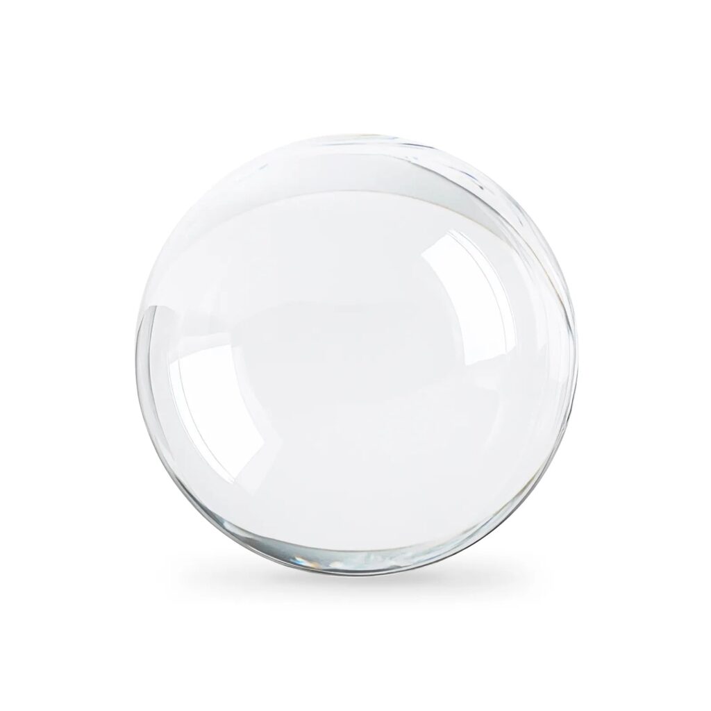 Bola de cristal K9 de 80 mm de diametro para grabado interior en tres dimensiones