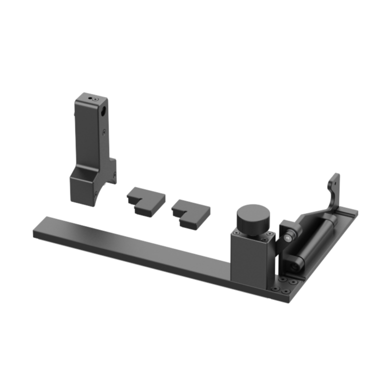 Kit de accesorios para rotativo xTool RA2 Pro — módulo 26°, posicionamiento láser y topes