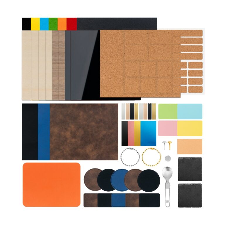Kit de materiales xTool Selected Explore — 17 tipos, 111 piezas y 172 de utillaje