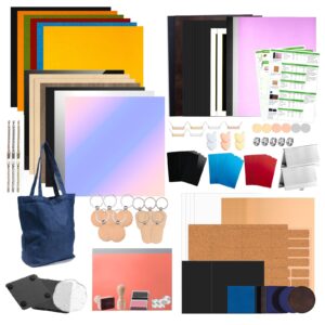 Kit de materiales xTool Selected Ultimate — 27 tipos, 155 piezas
