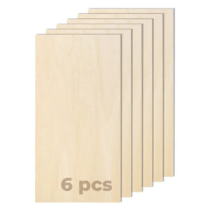 Contrachapado de tilo xTool 3 mm — 6 hojas de 30 × 60 cm