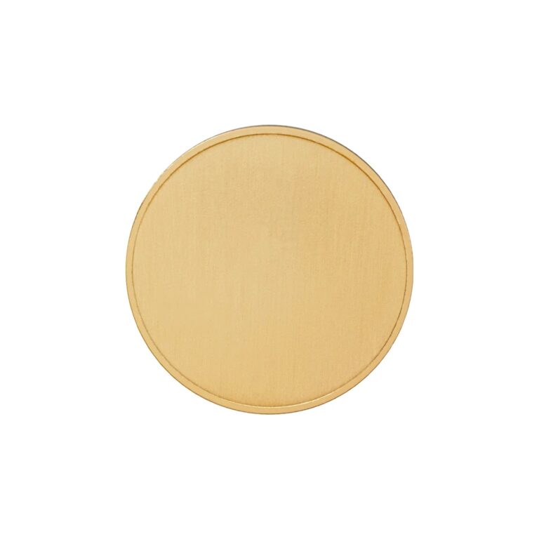 Monedas conmemorativas en blanco xTool — latón macizo de 40 mm, 5 uds con cápsula