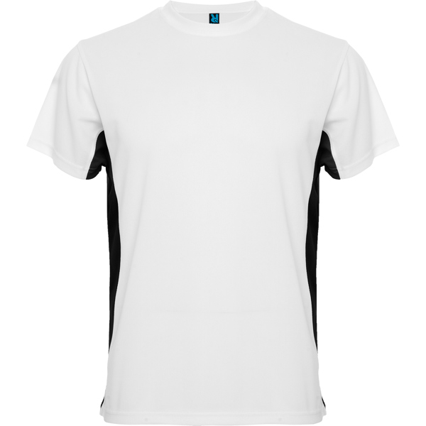 Camiseta Roly Tokyo blanco/royal puesta