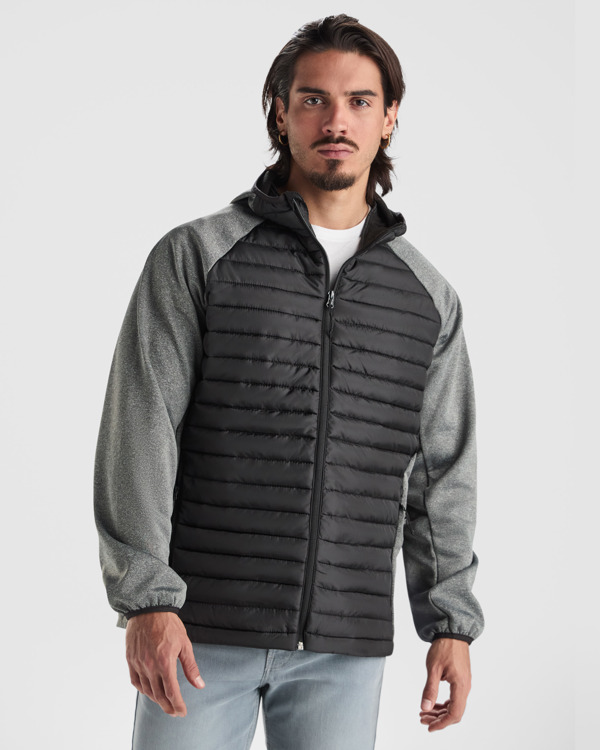 Chaqueta Roly Minsk negro/plomo puesta