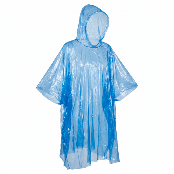 Poncho Stamina Shaka blanco puesta
