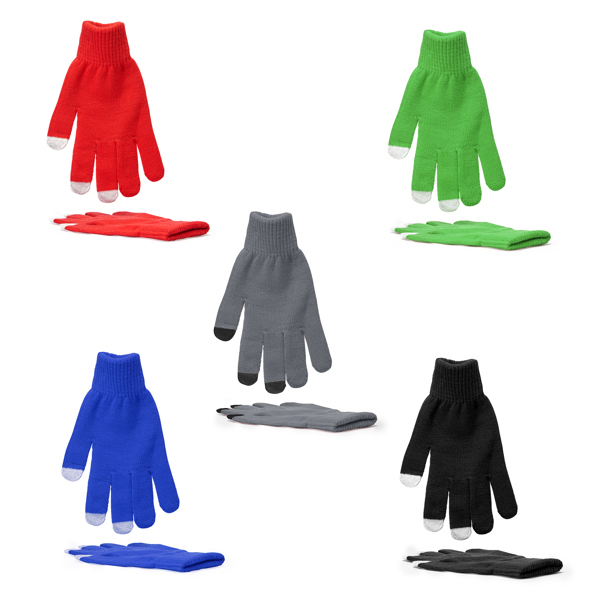 Guantes táctiles Stamina Zeland detalle