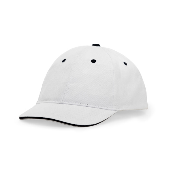Gorra Stamina Panel blanco puesta
