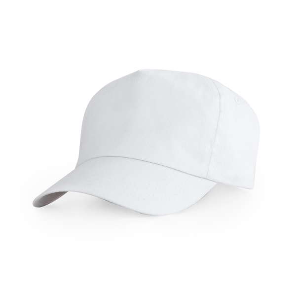 Gorra Stamina Uranus blanco puesta