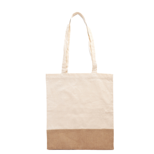 Bolsa algodón/yute Stamina Wave detalle