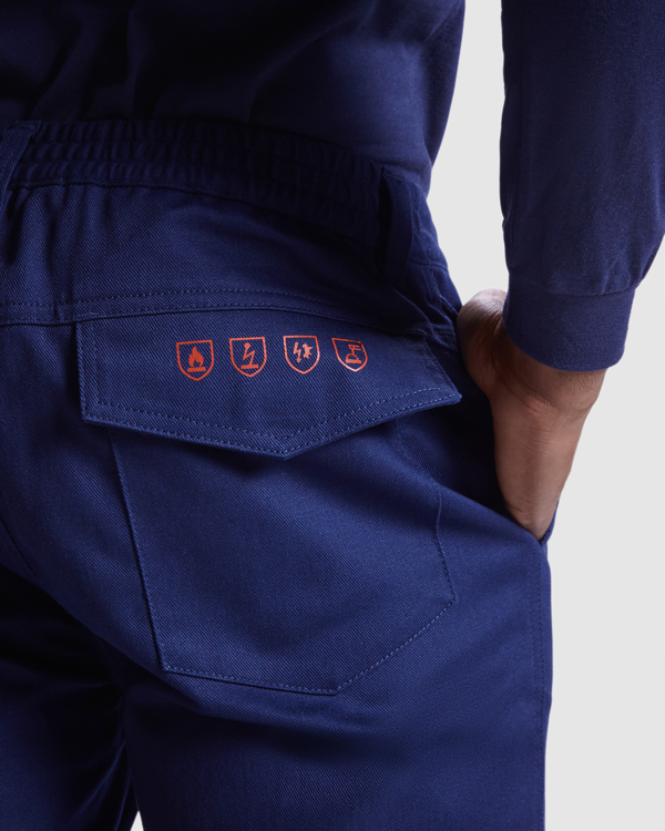 Pantalón ignífugo Roly Ranger detalle