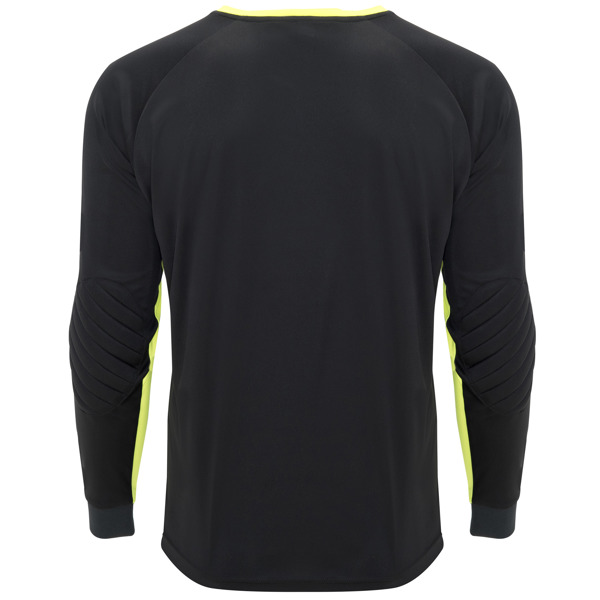 Camiseta Roly Porto negro/ amarillo fluor espalda