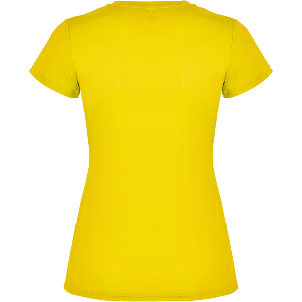 Camiseta Roly Montecarlo Woman amarillo espalda
