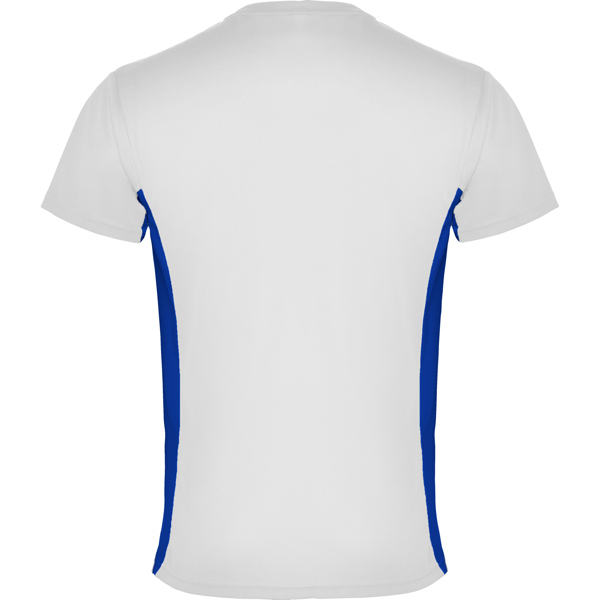 Camiseta Roly Tokyo blanco/royal espalda