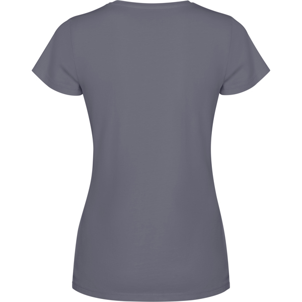 Camiseta Roly Fiyi gris cielo lavado espalda