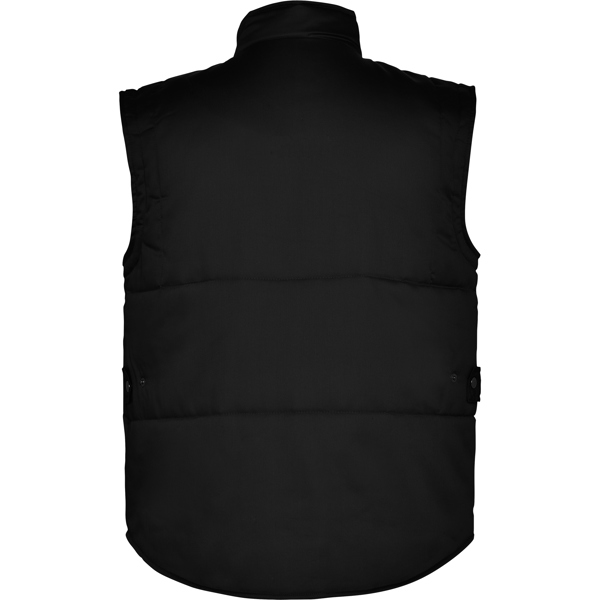 Chaleco Roly Almanzor negro espalda