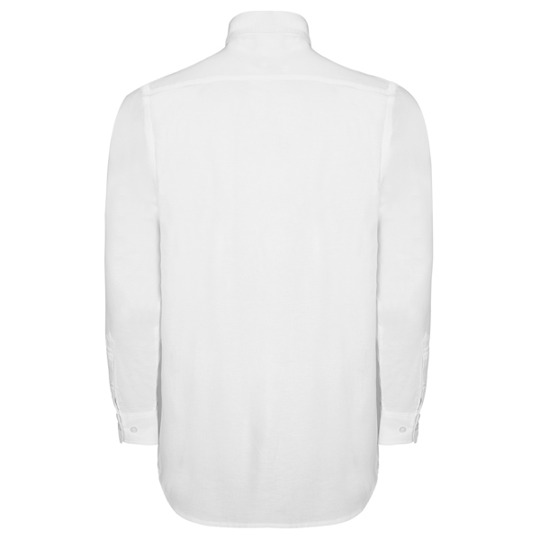 Camisa Roly Oxford blanco espalda