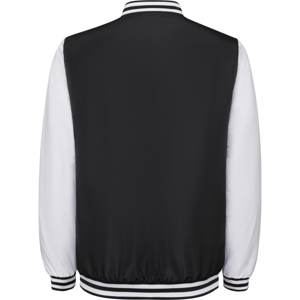 Chaqueta Roly California negro/blanco espalda
