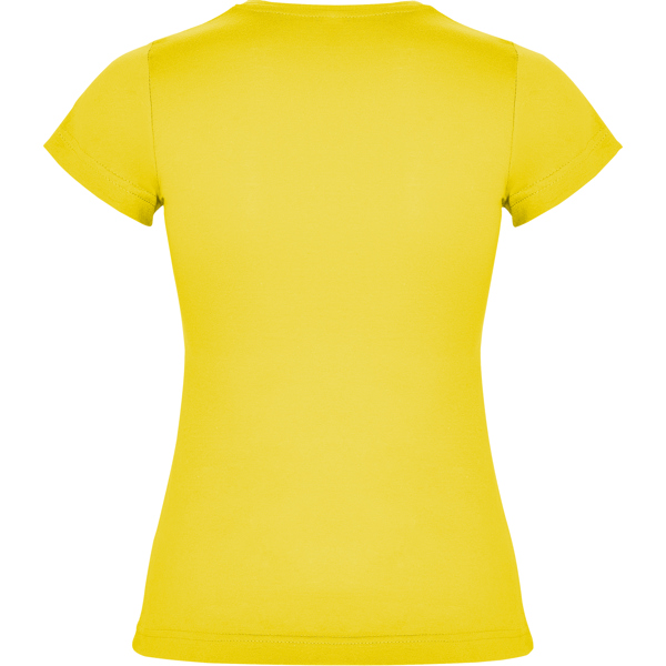 Camiseta Roly Jamaica amarillo espalda