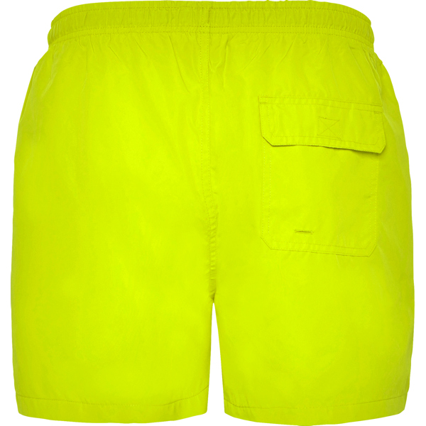 Bañador Roly Aqua amarillo fluor espalda