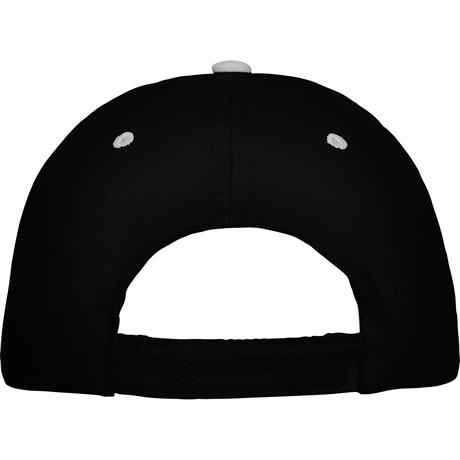 Gorra Stamina Panel negro espalda