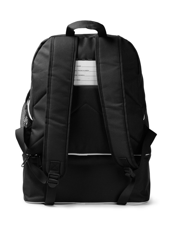 Mochila deportiva Roly Grajo negro espalda