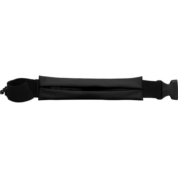 Cinturon multiusos Stamina Marathon negro/ amarillo fluor espalda