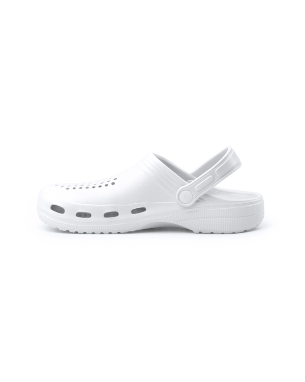 Zueco Roly Dan blanco espalda