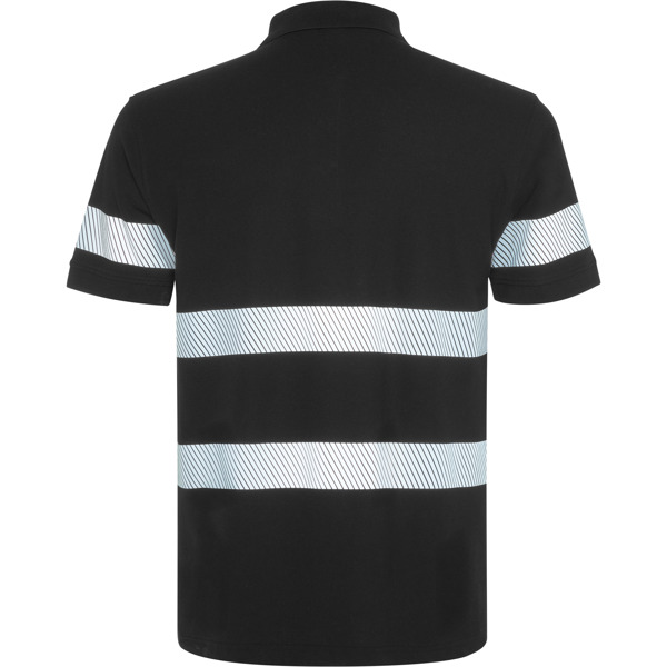 Polo alta visibilidad Roly Foran negro espalda